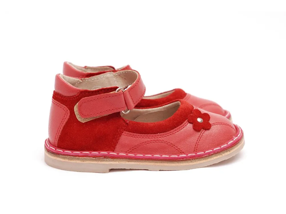 Sandals, red — photo 2