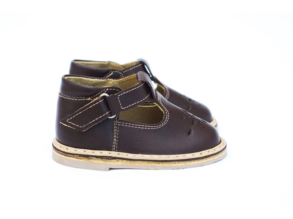 Sandals, dark chocolate — photo 2